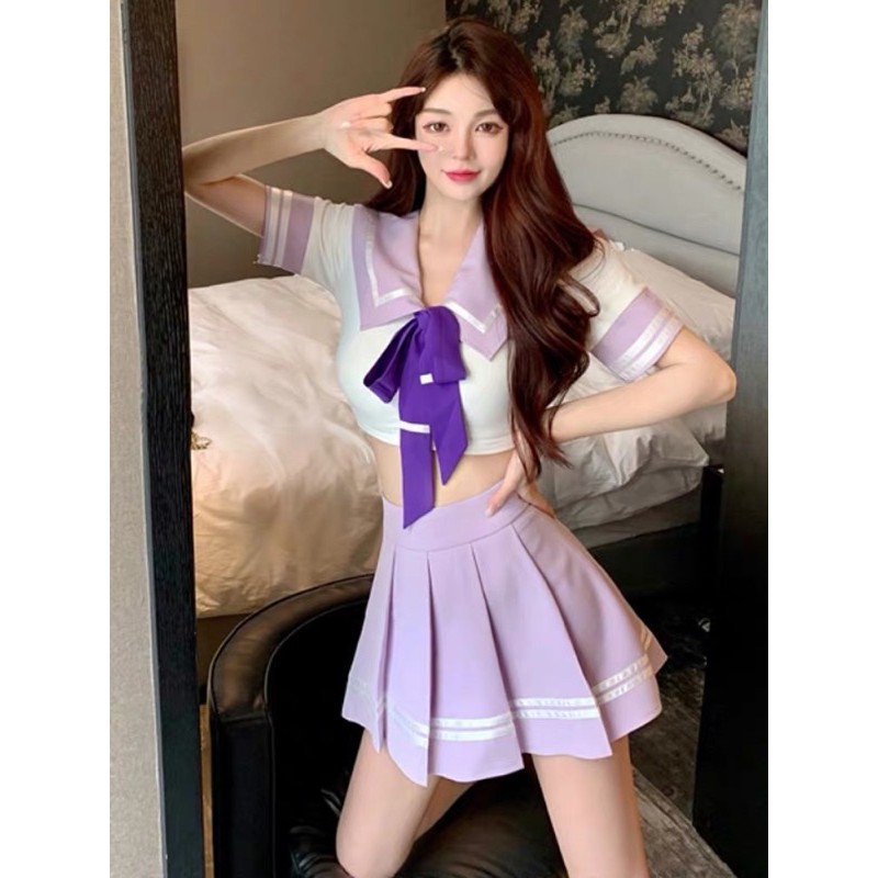 Set áo váy thủy thủ ulzzang(sẵn)