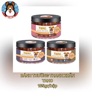 Bánh thưởng thanh xoắn YAHO 165gr/1 hộp