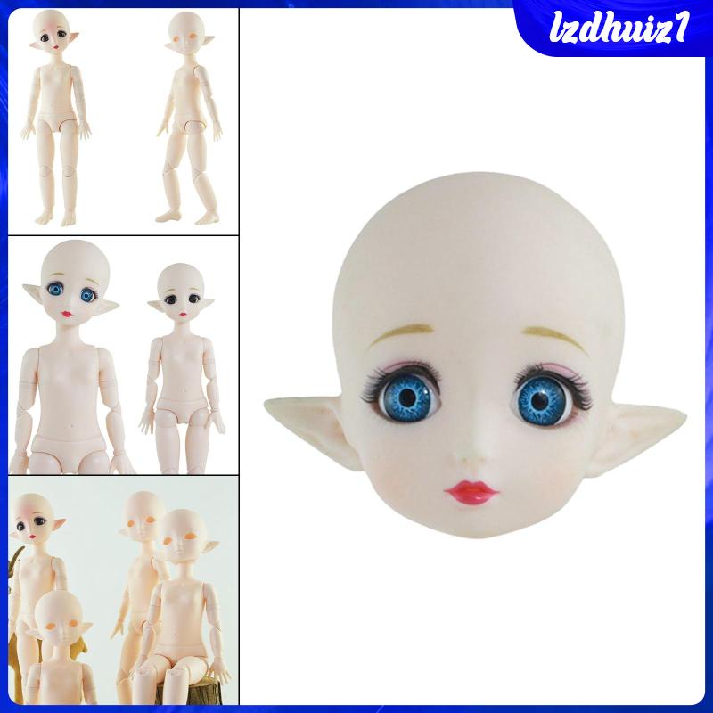 Đầu Búp Bê BJD Khớp Nối Có Thể Di Chuyển DIY 1 / 6