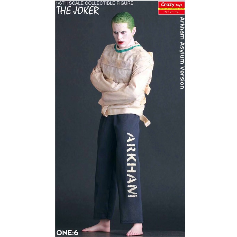Mô hình Joker suicide squad áo trắng Arkham Asylum  Crazy toys- Avengers DC