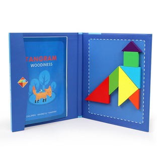 Đồ chơi tagram có nam châm bằng gỗ