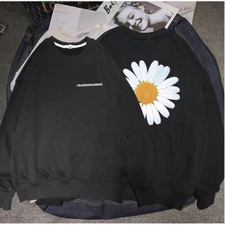 Áo sweater nỉ bông hoa🌻 sấm sét⚡️ freeship / siêu đẹp chất nỉ unisex