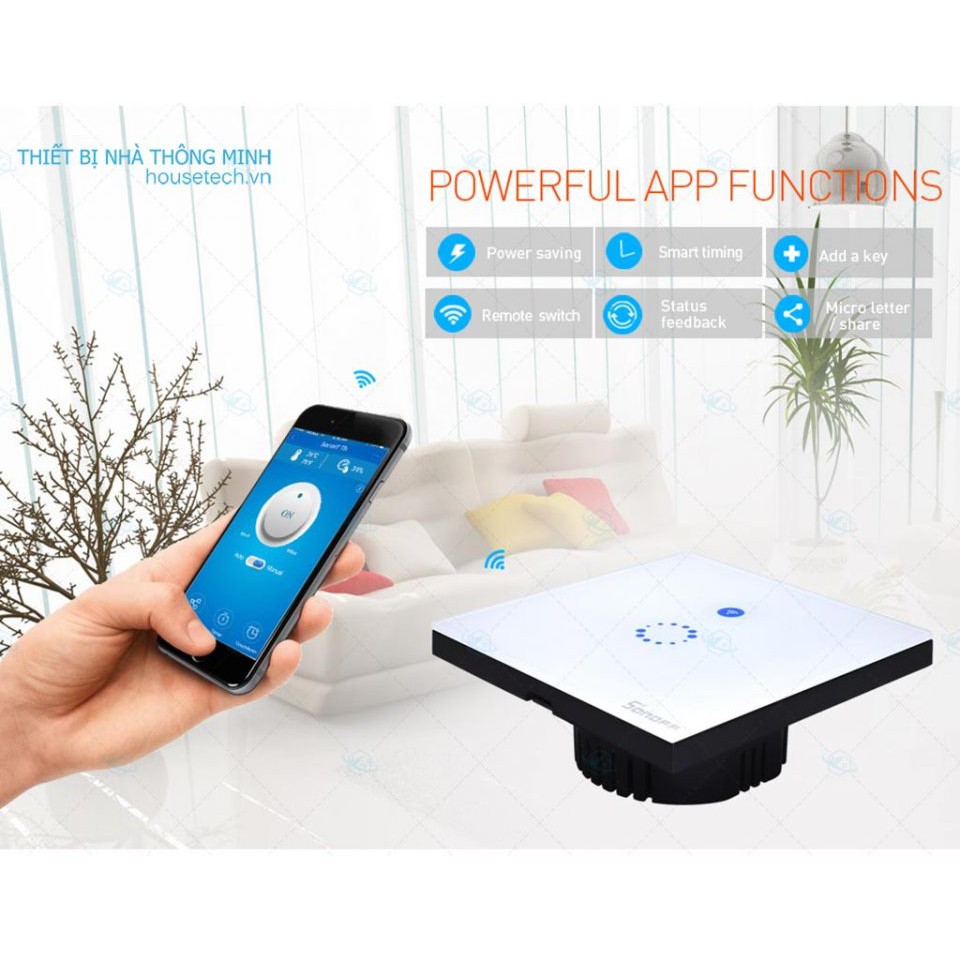 Công tắc cảm ứng điều khiển từ xa qua wifi Sonoff Touch