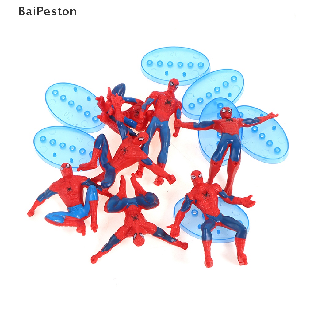 Set 7 Mô Hình Nhân Vật Người Nhện Cho Bé ♨Hot