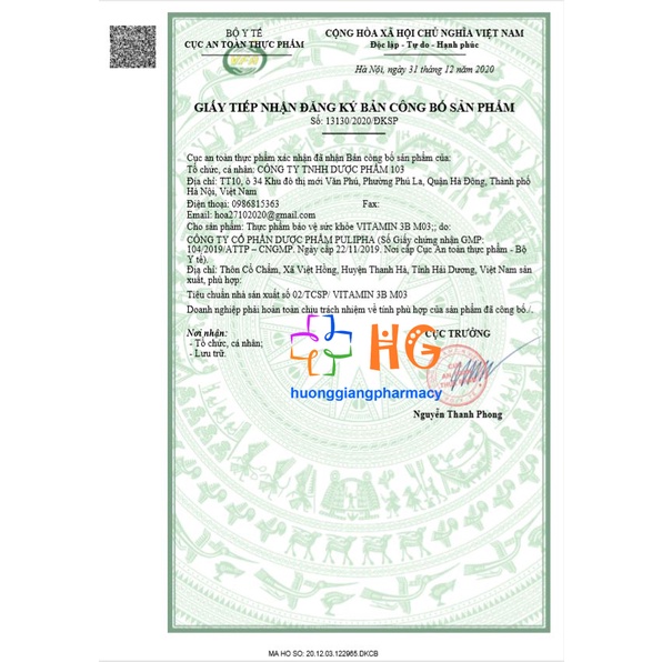 Vitamin 3B M03 Bổ sung Sữa ong chúa Kẽm Magnesium Vitamin B1 B6 B12 Tăng cường sức khỏe nâng cao sức đề kháng Hộp 100v