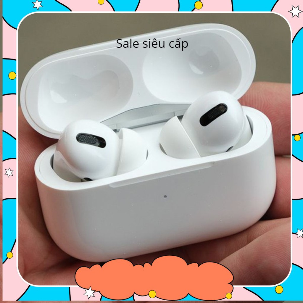 Airpods phiên bản tai nghe Pro . hỗ trợ bảo hành 1 đổi 1 toàn quốc, tặng kèm cáp sạc, núm tai nghe 2 polo.shop4