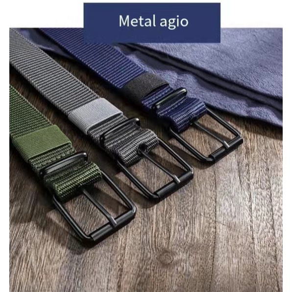 Thắt lưng nylon khóa cài thời trang sang trọng lịch lãm cho nam
