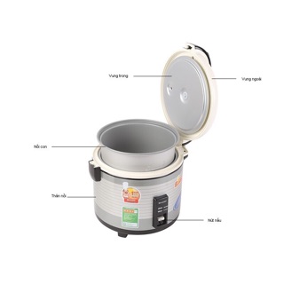 Nồi cơm điện Sharp Thái xịn 1,8l KS-1800T