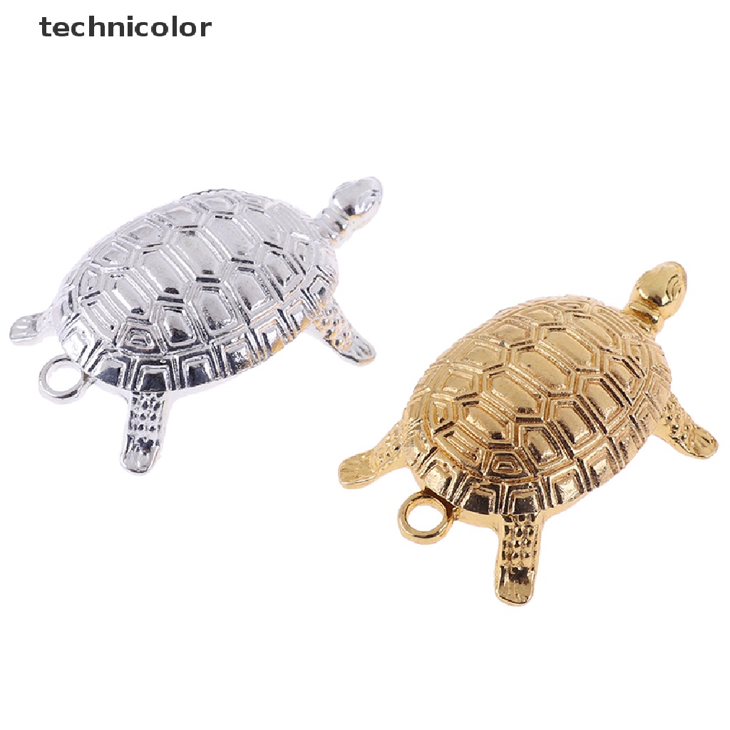 Tượng Rùa May Mắn Màu Vàng Đồng Phong Thủy Trang Trí Nhà Cửa / Văn Phòng