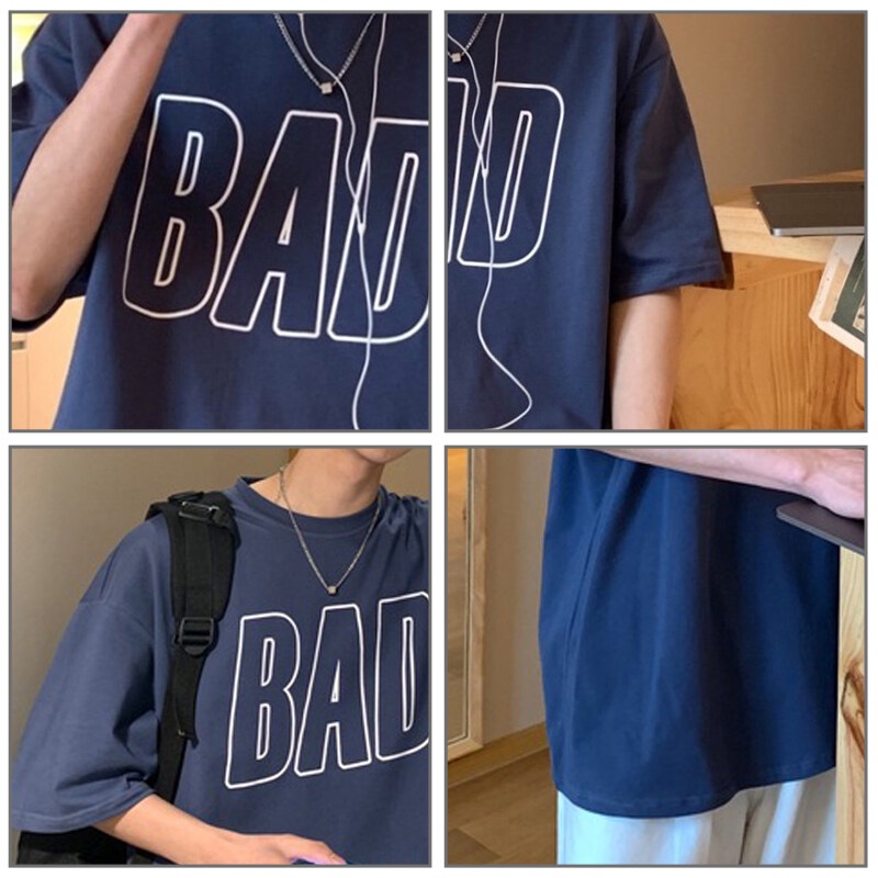 Áo thun AOKANG tay lửng dáng rộng phong cách hip hop thời trang mùa hè tùy chọn màu sắc dành cho nam