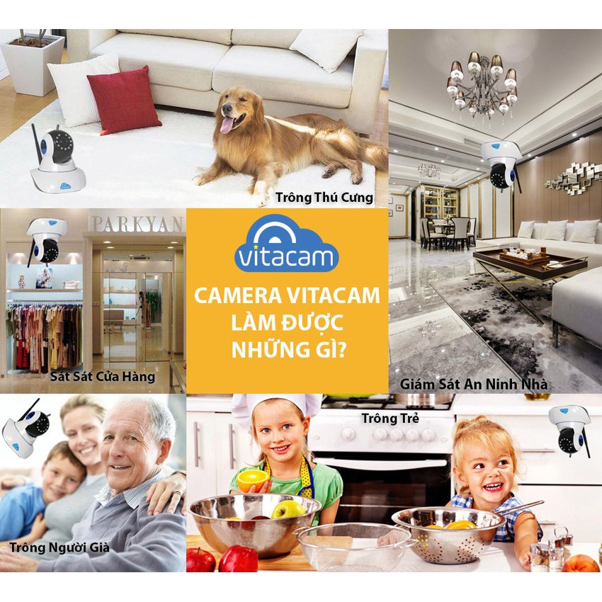 CAMERA IP CHÍNH HÃNG VITACAM C720 - HD 720P