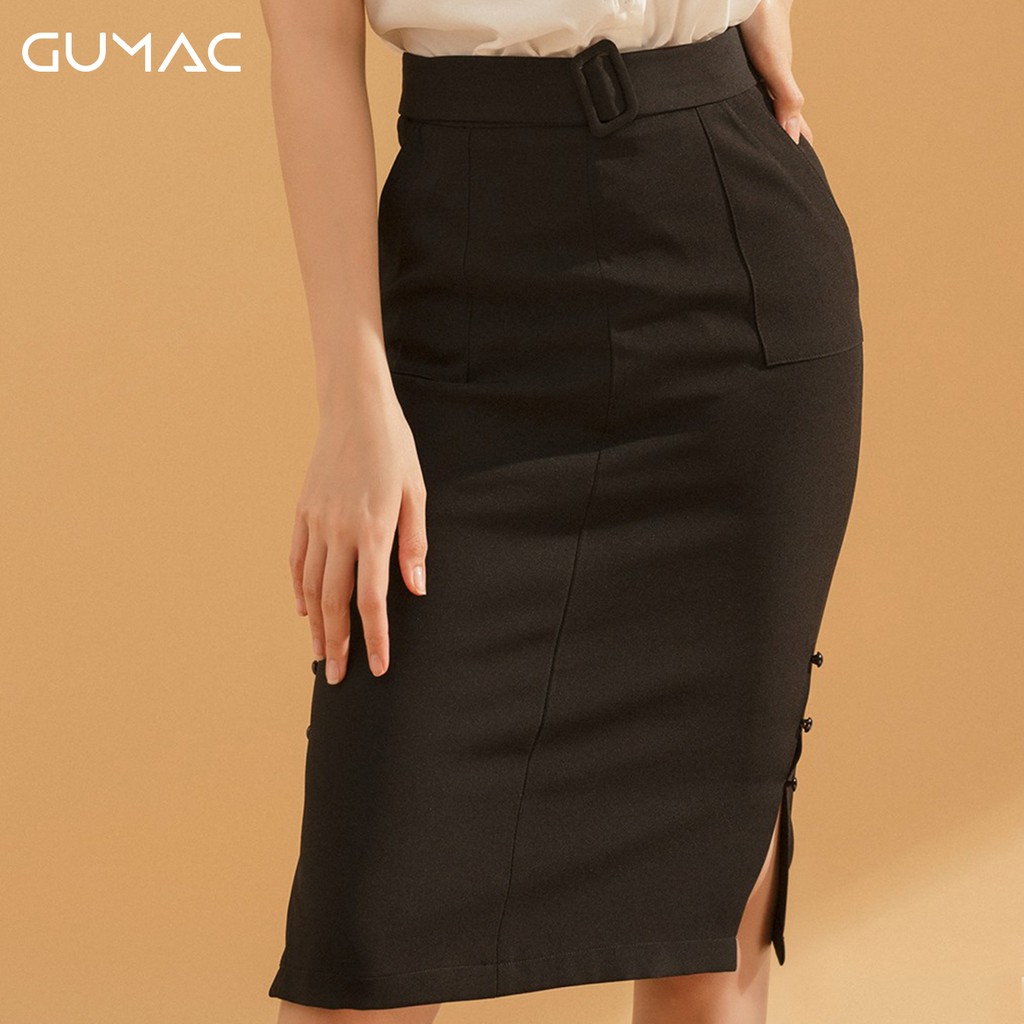 [Mã WAAUG giảm 15% tối đa 30k đơn 99k] Váy bút chì túi đắp VA781 GUMAC | BigBuy360 - bigbuy360.vn