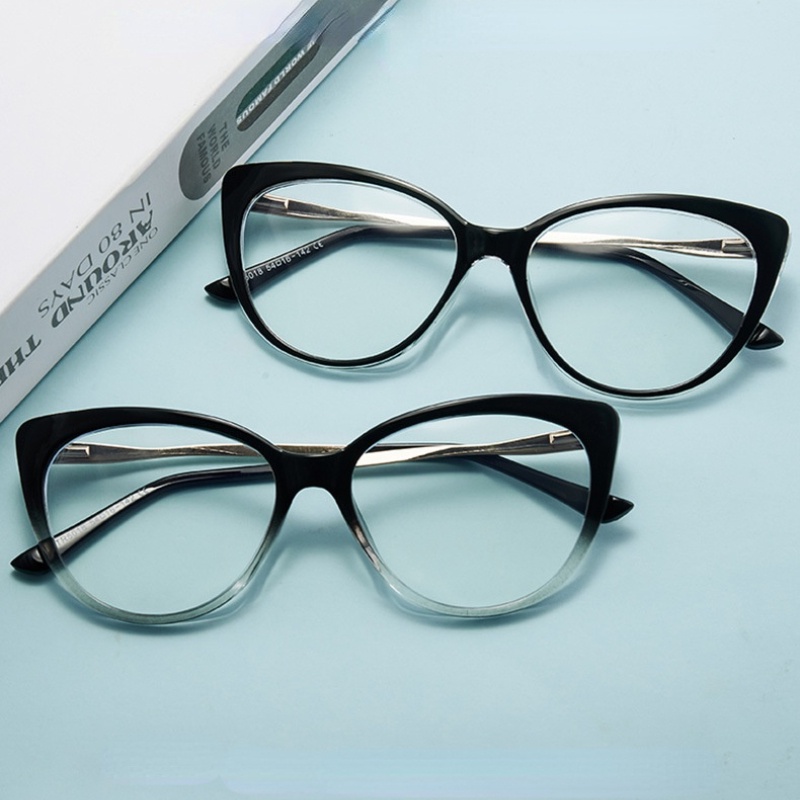 Mắt Kính TR90 Thời Trang Retro Phương Tây Dành Cho Nữ