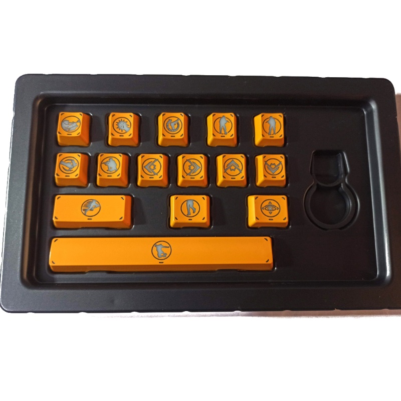 Nút Bàn Phím Cơ Chơi Game 15 Phím Có Đèn Nền Bằng PBT Bền Bỉ