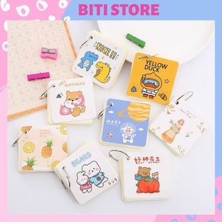 Thẻ Còng Ghi Chú, Học Từ Vựng Dễ Thương BiTi TC291