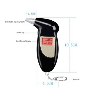 Máy đo nồng độ cồn bia rượu trong hơi thở +Tặng kèm 4 đầu thổi [HÀNG CÓ SẴN]