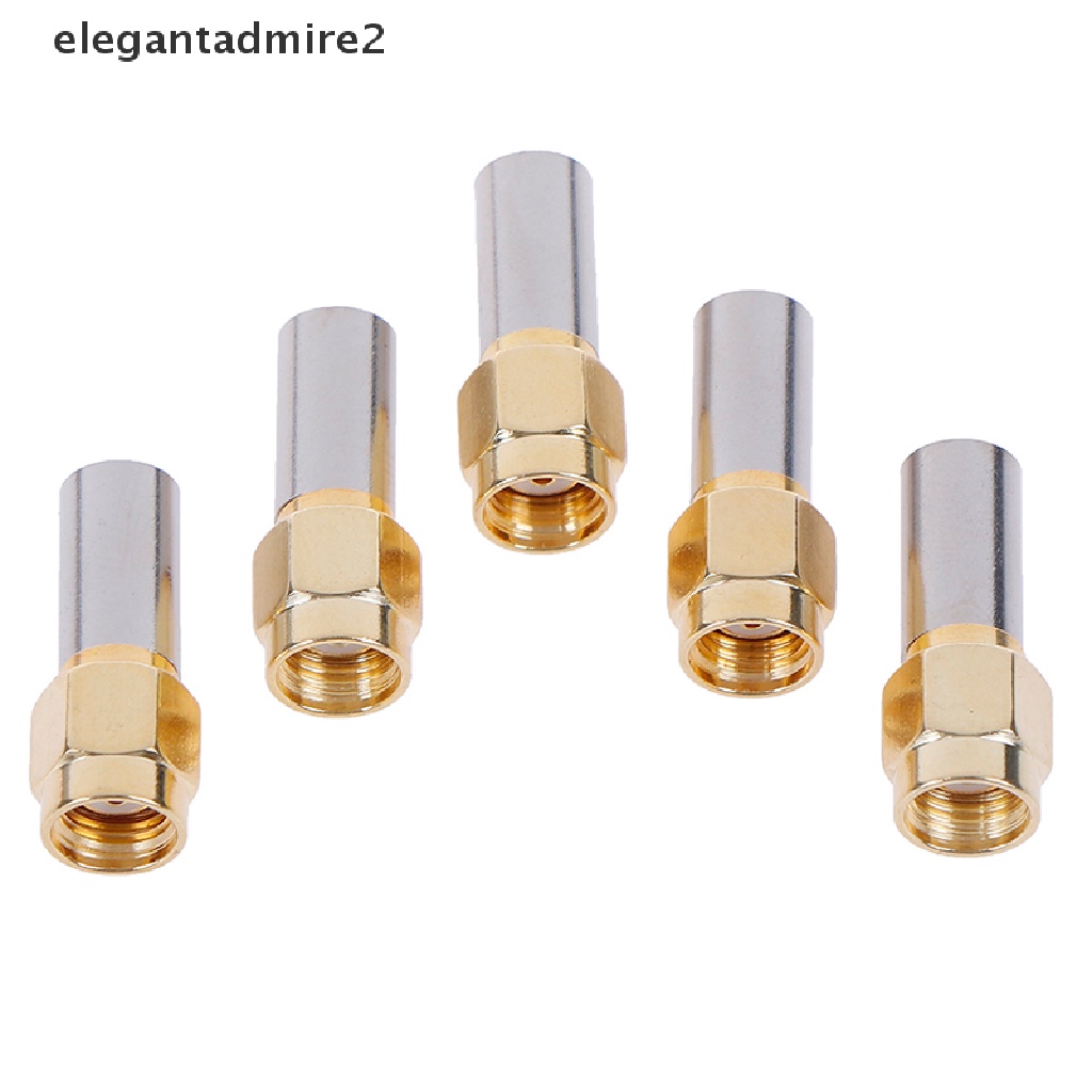 Set 5 Đầu Nối sma male Cho rg58 rg142 rg400 lmr195