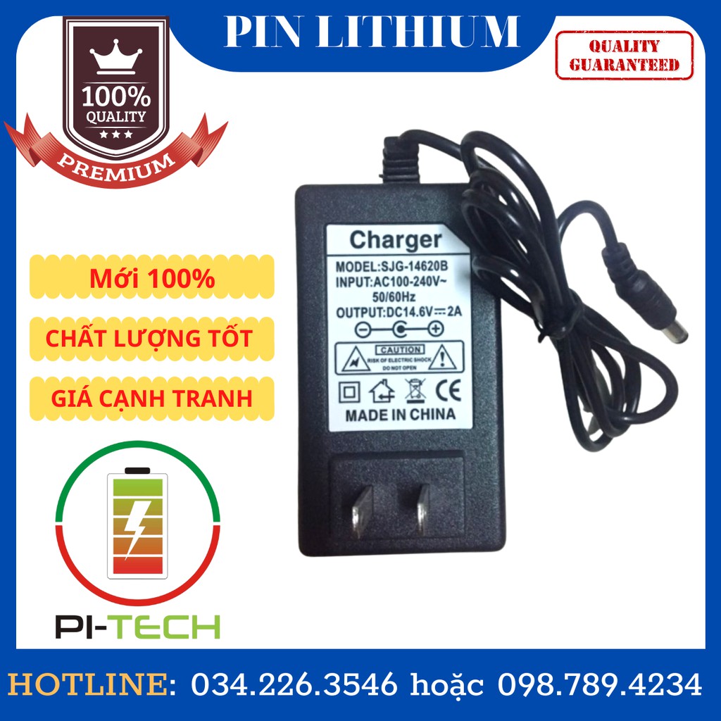 Sạc pin lithium 14.6V 2A