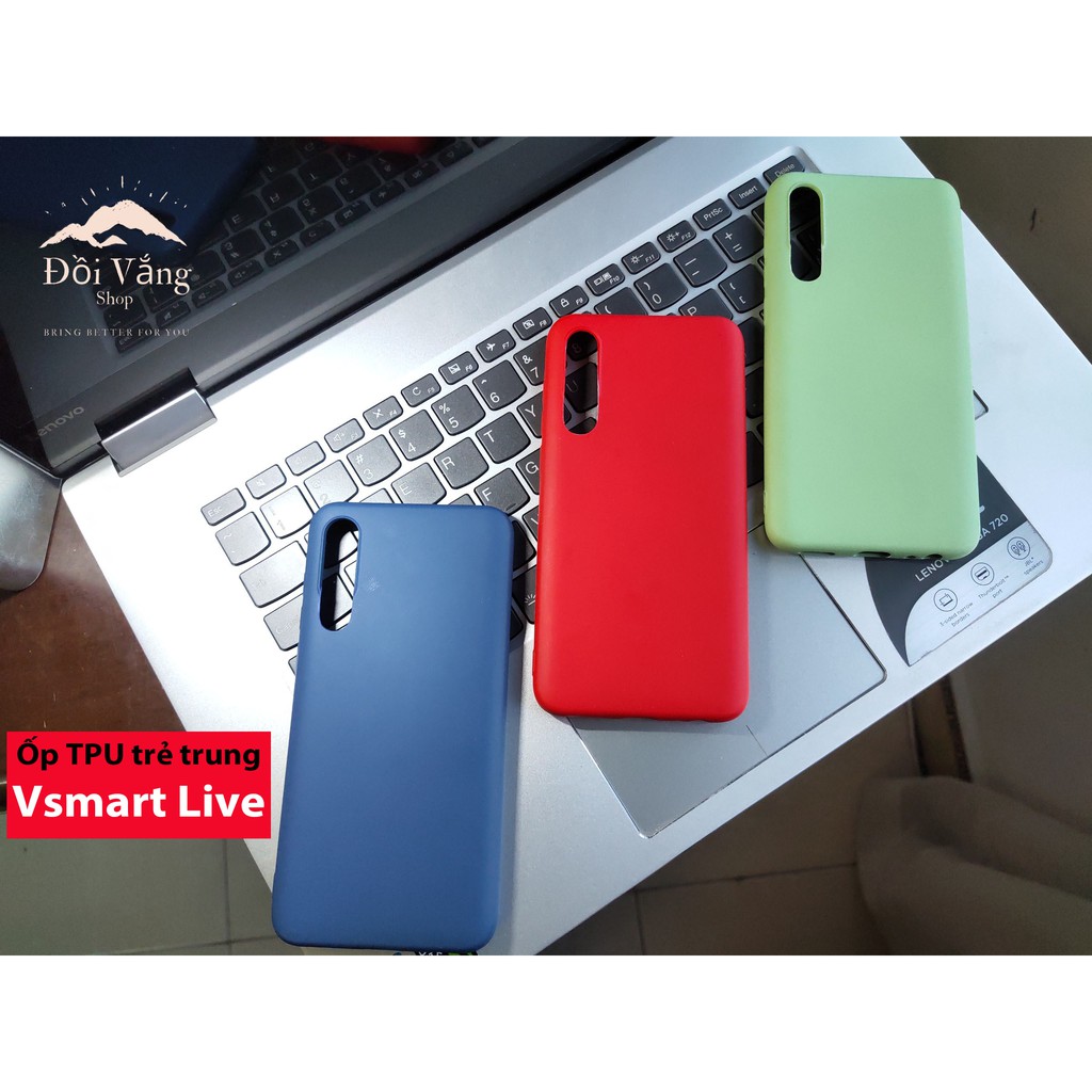 Ốp TPU dẻo trẻ trung cho Vsmart Live Joy 4 Live 4 Aris Pro loại tốt dày dặn