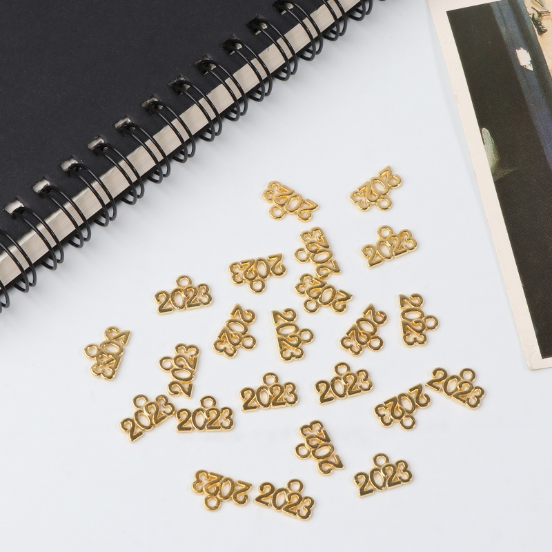 Sa Mặt Dây Chuyền Khắc Chữ This Year Bằng Hợp Kim Làm Trang Sức Thủ Công DIY