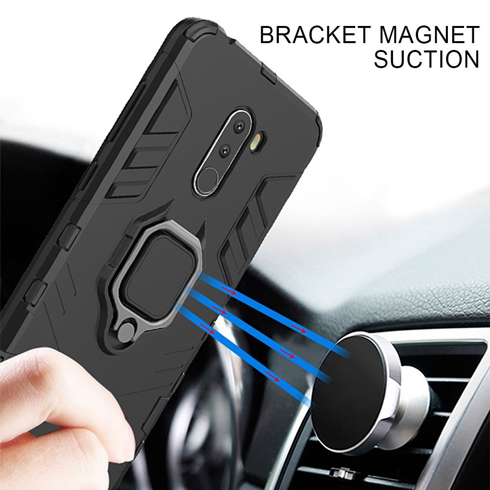 ốp lưng Giá đỡ tích hợp Vỏ bọc tương thích Cho OPPO A53S A54S A52 A53 A54 A57 A31 A32 A36 A39 A72 A92 A12S A16 A16S A17 A17K A16K A15 A9 A8 A7 A5S A3S Ốp từ tính cứng Case