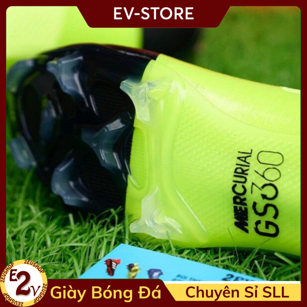 [FreeShip Giày Bóng Đá 𝗙𝗚 𝗡𝗶𝗸𝗲 𝗠𝗲𝗿𝗰𝘂𝗿𝗶𝗮𝗹 𝗚𝗦 𝟯𝟲𝟬 Chuối Đen Cao Cổ - Giày Đá Bóng Nam Cao Cấp