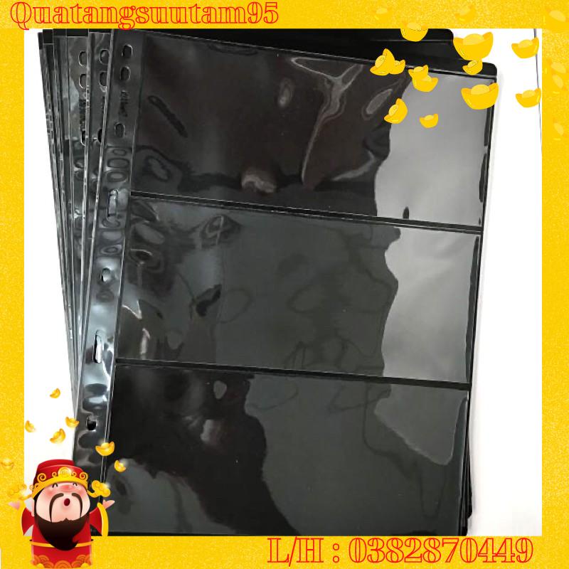 Combo 10 phơi tem đen 3 ngăn PCCB