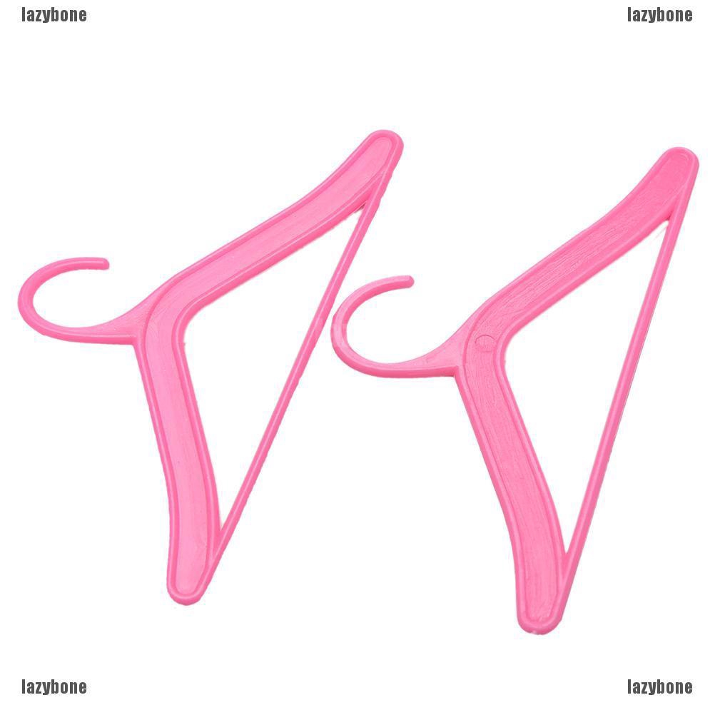 Bộ 20 Móc Nhựa Treo Quần Áo Màu Hồng Xinh Xắn