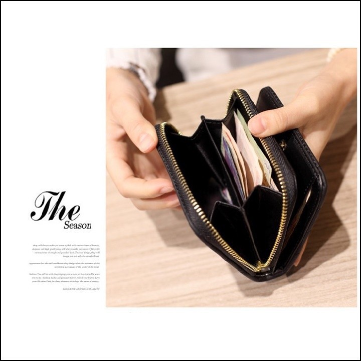 [Tặng chai nước hoa mini] Ví cầm tay nữ MINI Hàn Quốc Đủ Màu Siêu Đẹp KDR-V198 | BigBuy360 - bigbuy360.vn