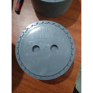 bịt xả thông tắc  pvc 140 mm, nắp bịt có ren kèm gioăng cao su chế lọc bể cá