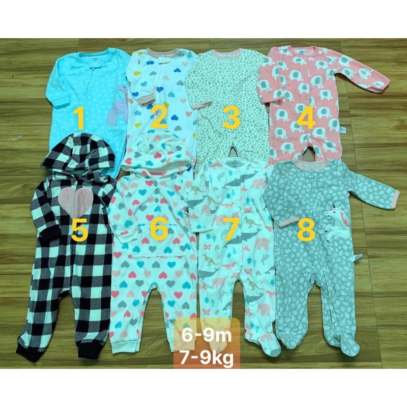 [Sale lẻ size] Body nỉ hàng xuất dư cho bé từ 0-36m