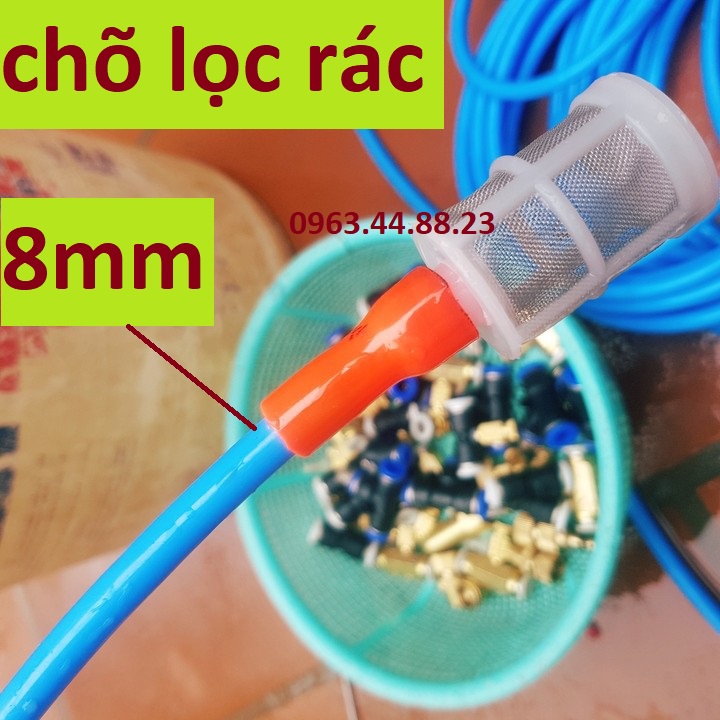 Bộ rọ lọc rác bơm mini cho hệ thống tưới phun sương, tưới nhỏ giọt.