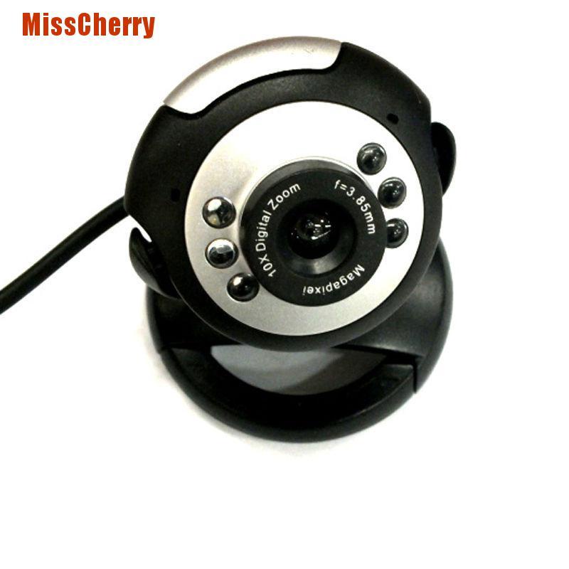 Webcam 6 Đèn Led Hd Usb 2.0 50.0m Kèm Mic Cho Máy Tính | BigBuy360 - bigbuy360.vn
