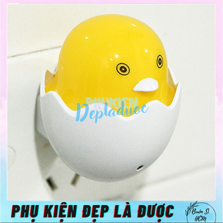Đèn ngủ quả trứng cảm biến ánh sáng/ Tự động sáng vào ban đêm. dùng trang trí phòng ngủ . đèn ngủ led tiện lợi B223
