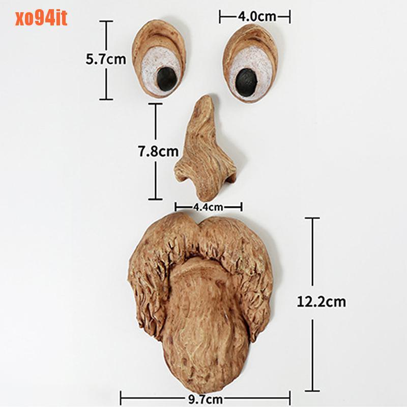 Old Man Tree Hugger Bark Ghost Face Facial Features Decoration Tree Face D