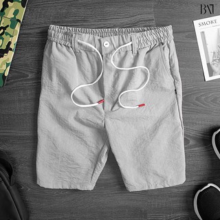 Quần short nam The1987 (3 màu) vải đũi Mềm, siêu Nhẹ, Dáng thể thao