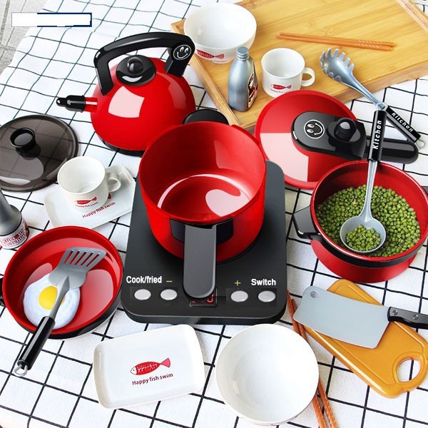Đồ chơi nấu ăn cho bé 36 chi tiết hàng đẹp, nhựa an toàn cho bé thỏa sức sáng tạo
