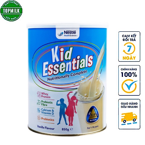 [MẪU MỚI] SỮA KID ESSENTIALS ÚC 850G DATE XA