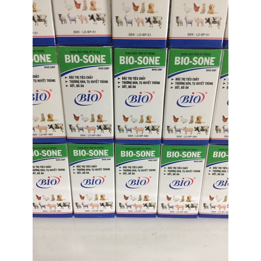 BIO-SONE 20 ML. Hỗ trợ thú cưng tiêu chảy, khò khè