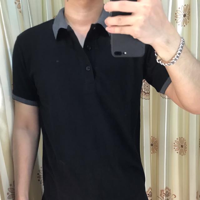 Polo cotton gai co giãn