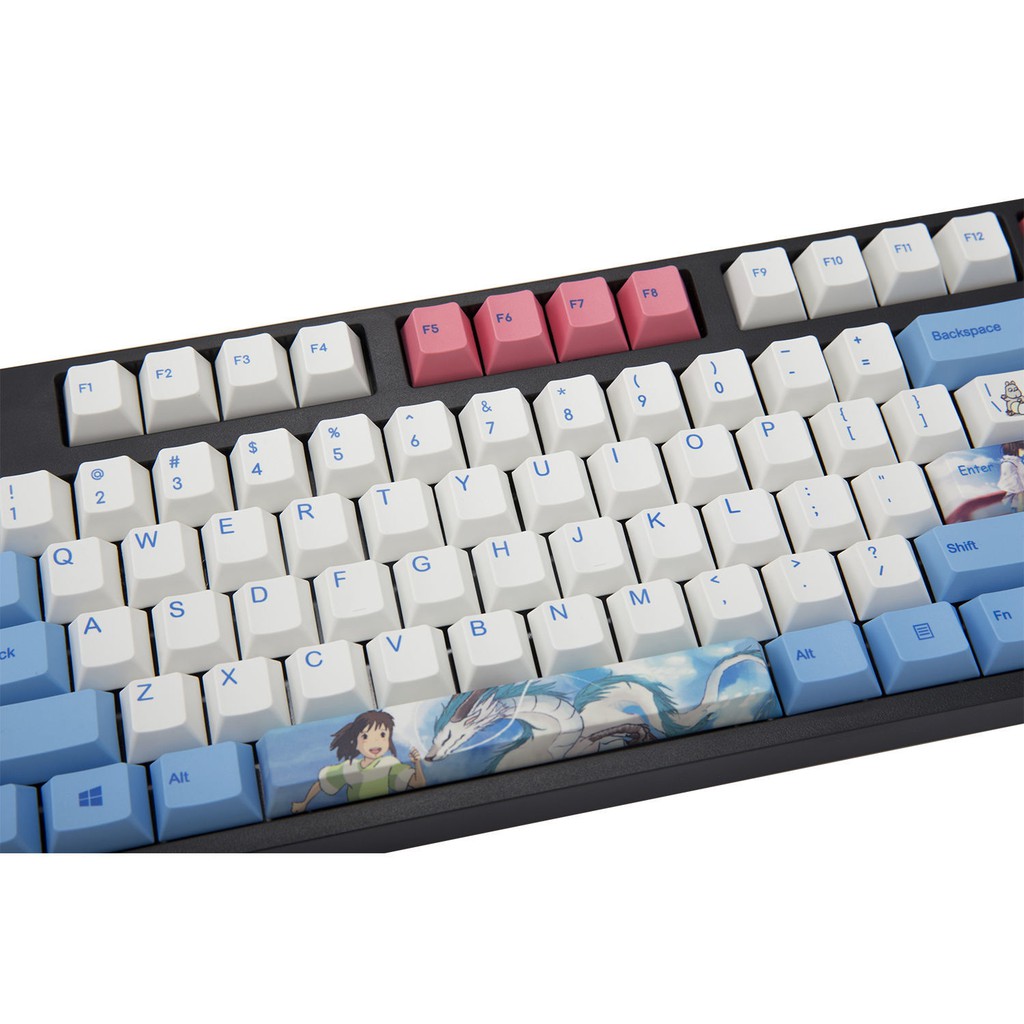 Captor Spirited Away keycap độ cao ban đầu PBT thăng hoa bàn phím cơ MX8.0 bàn phím cơ IKBC