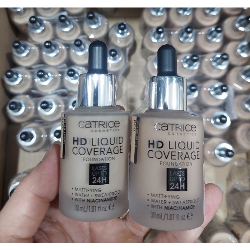 Kem Nền Catrice HD Liquid Coverage Foundation Last Upto 24h 30ml