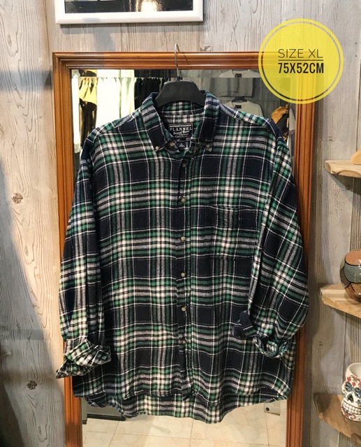 Sơ Mi Flannel Hàng Hãng Vintage|IB chọn mẫu trước khi đặt hàng | BigBuy360 - bigbuy360.vn