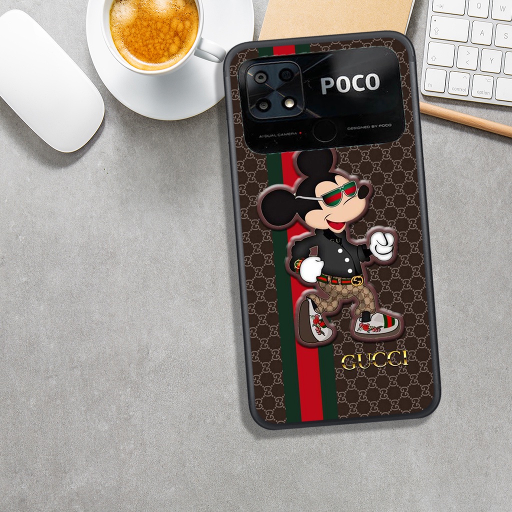 ỐP LƯNG XIAOMI POCO C40 - REDMI 12C, IN HÌNH LO*GO NGẦU ĐẸP.