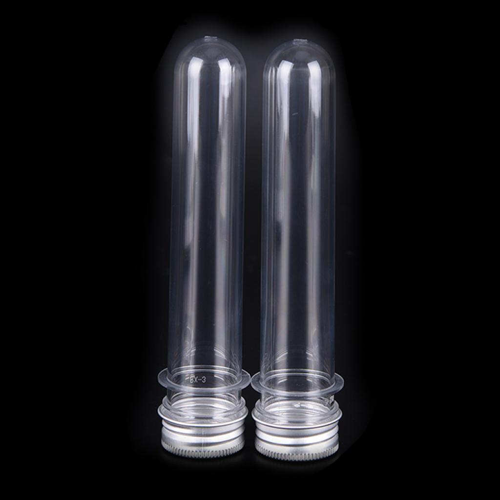 Ống Nhựa Rỗng Trong Suốt 40ml 11 Dùng Đựng Muối Tắm / Mặt Nạ Cho Thú Cưng