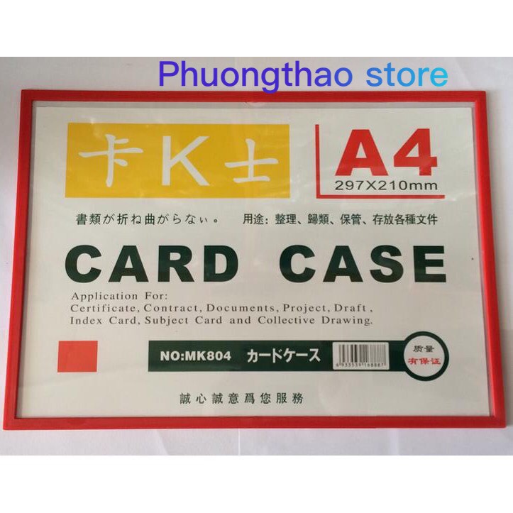 Card Case Nam châm A4.