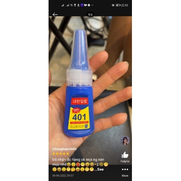 Keo 401 gắn móng giả, loại keo 100% Siêu dính - manh219