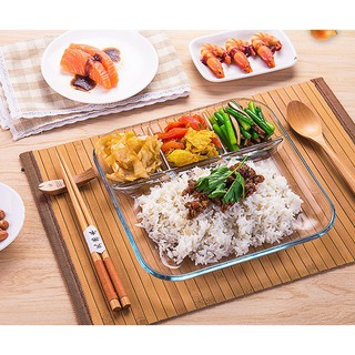Khay ăn cơm Pha Lê trong suốt phong cách Bắc Âu