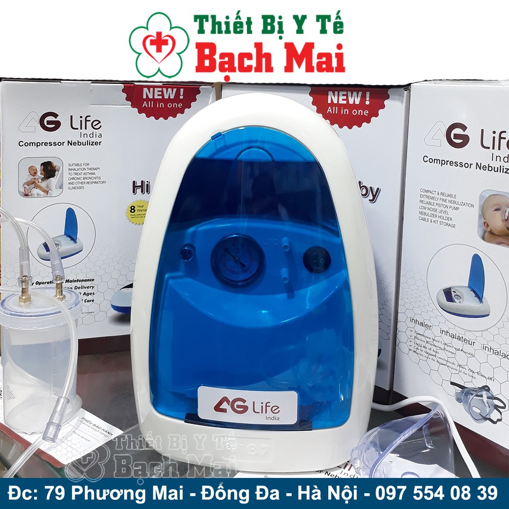 Máy Xông Hút Mũi Họng Hi Baby AGLIFE Mẫu Mới 2019 - Bảo Hành 08 Năm