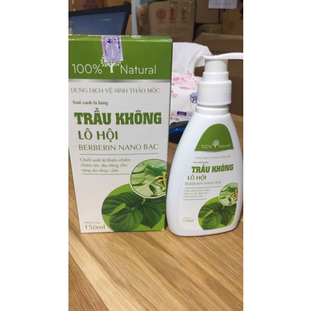 Dung Dịch Vệ Sinh Phụ Nữ Trầu Không Lô Hội 150ml